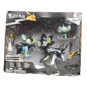 Jazwares Pokemon Select Evolution Multi Pack Shinx, Luxio, Luxray Action Figure